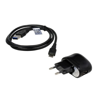 Ladegerät und USB-Kabel kompatibel mit Cubot KingKong ACE 2, USB 3.0, 2000mA