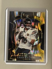 2025 Panini Select - Concourse Caleb Williams #73 Black & Gold Shock Prizm