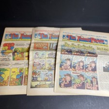 Vintage Newspaper: The Funny Papers 1975 - Lot of 3 Issues / FHB
