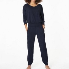 Sweaty Betty Gary Jumpsuit Women's Black Long Sleeve Jogger Size Small
