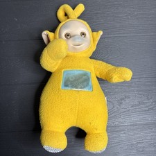 1998 Vintage Teletubbies Talking LAA LAA Plush Doll, Yellow