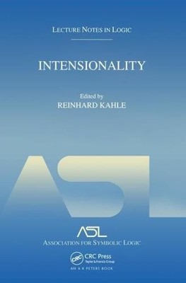 Intensionality: Lecture Notes in Logic 22