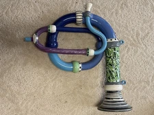 Steve Smeed Ceramic Horn.  Dated 04.  Always Packaged. 18”x17”. Very unique.