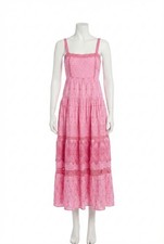 Loveshackfancy Camisha Cotton Maxi Dress Size 0