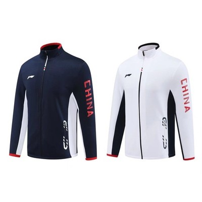 Li Ning Men's Badminton Table Tennis Sports Coat Jacket Top 25-09262