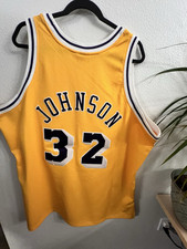 Mitchell & Ness Magic Johnson Lakers Jersey 3XL Yellow NBA Basketball