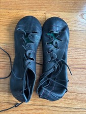 Scottish dancing shoes / ghillies / Size 5.5 US / Red Stitching/ James Roy