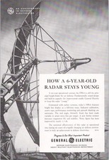 General Electric Vintage Print Ad 1960 Radar Defense Electronics B&W