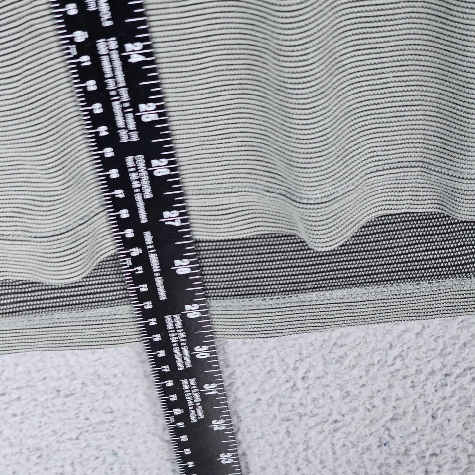 Camiseta Birmania Bibas Para Hombre 2XL Gris Tejida a Rayas Ligera Manga Corta Cuello en V Foto 3 de 4