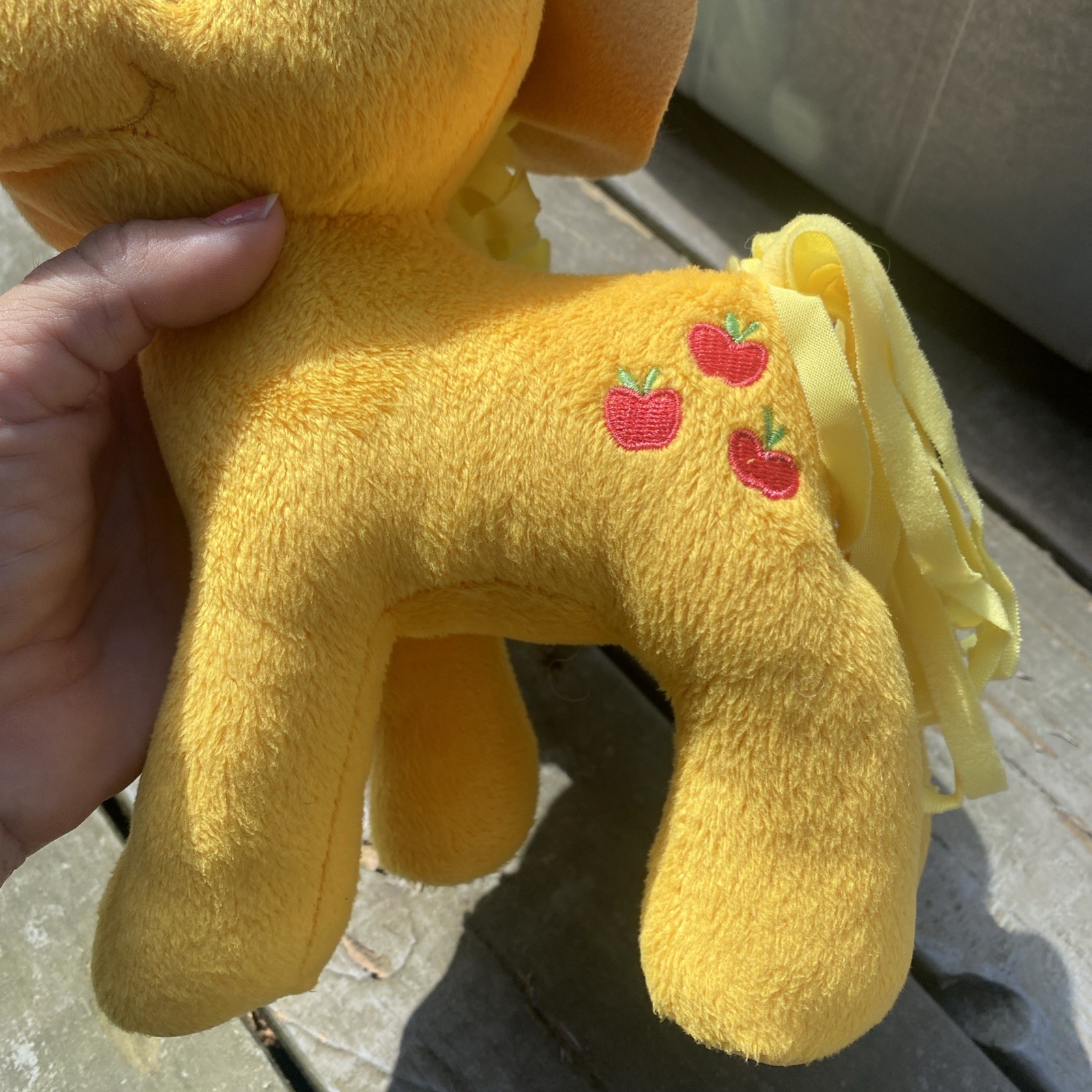 Cappello cowboy 12" Applejack peluche My Little Pony cowgirl panno mop capelli mela cutie