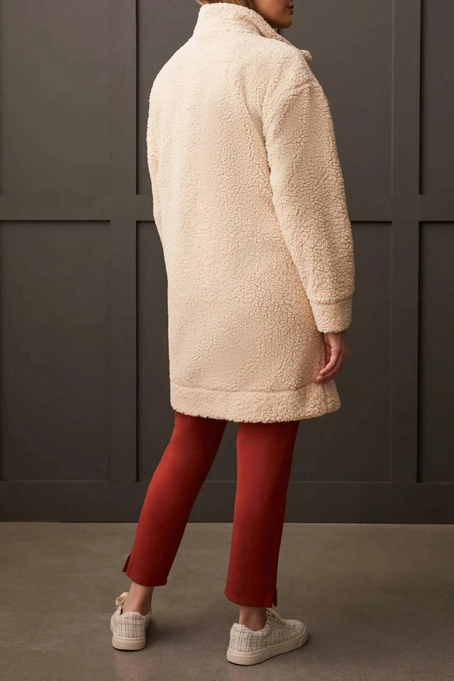 Tribal Printed Lined Zip Up Coat Size 2X - Image 3 of 4