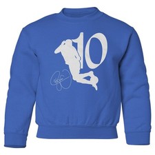 Neymar Jr. 10 Rainbow Flick - Soccer Star Tribute Youth Crewneck Sweatshirt