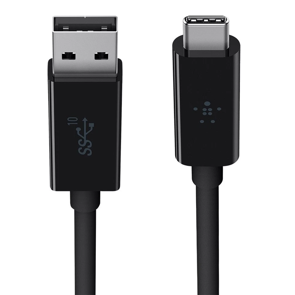 Belkin USB 3.1 USB-C TO USB A (3.1) USB-A - USB-C, 0.9m, 0.9 m, F2CU029BT1M-BLK  - Image 2 of 4