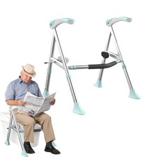 WC Aufstehhilfe Toilettengestell Stützhilfe Höhenverstellbar Toilettenstütze