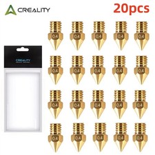 Creality MK8 Brass Nozzle 0.4MM Extruder Print Head Nozzle for Ender-3 /CR 10