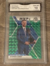 Stephen Curry 2019 MVPs Green Mosaic GMA 10