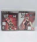 WWE 2K14 & 2K15 Sony PlayStation 3 PS3 Games TESTED