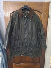 Barbour Vintage A123 Gamefair Wax Waterproof Country Green Coat Jacket Size C 40