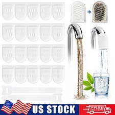 50 250Pcs Faucet Filter Cotton Bags,Anti-Splash Water,Remove Limescale Sand Rust