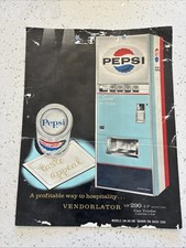 Vintage Pepsi Generation 1950s Machine Advertisement Ad
