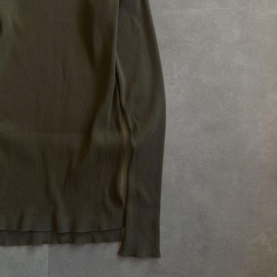 AURALEE Ron Herman Giza Rib Boat Neck Pullover - Olive Green AURALEE Ron Herman Giza Rib Boat Neck Pullover - Olive Green