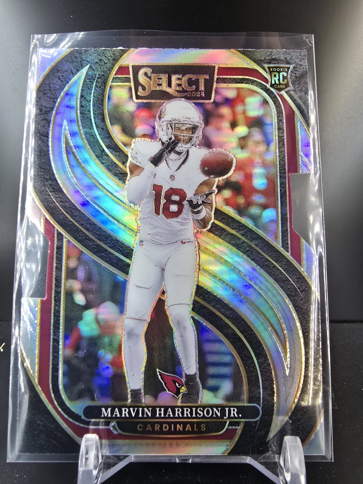 CZ330 - 2024 Select Marvin Harrison Jr. Premier RC Silver Prizm Die-Cut #115