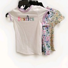 Girls Size 8 M Top Bundle Lot Crewcuts Cat  Jack Jumping Beans Floral Shirts