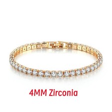 Real Moissanite Tennis Bracelet for Women 925 Sterling Silver Wedding Jewelry 