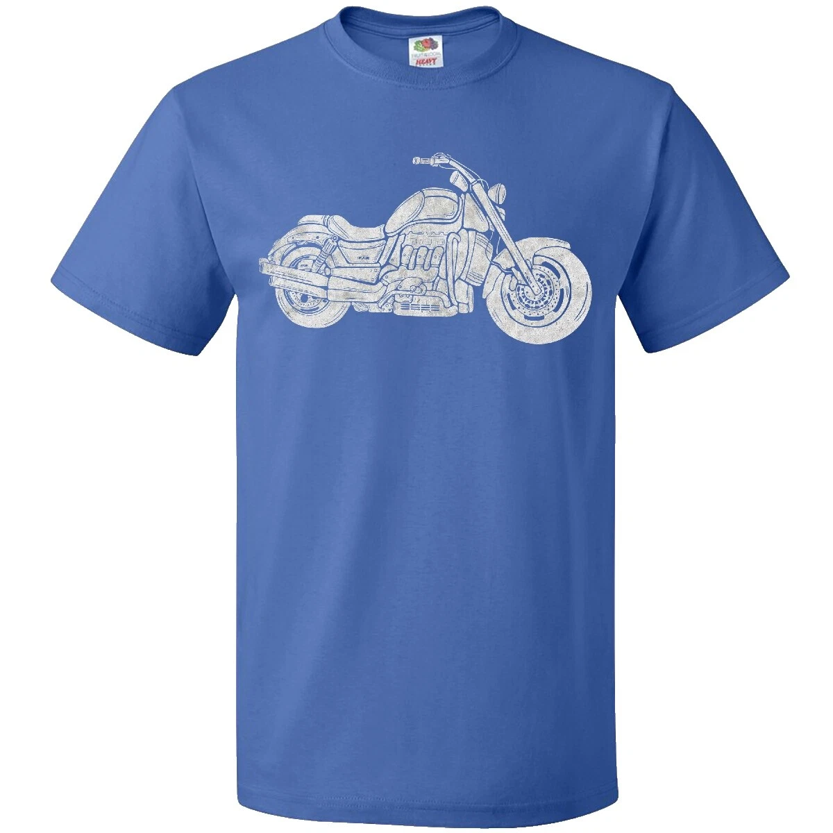 Camisetas De Algodão de Motociclista para Homens