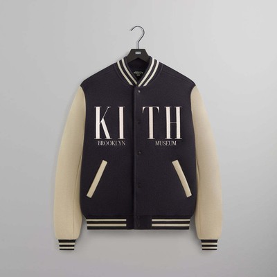 MATCH@専用　22FW KITH WOOL VARSITY JACKET Kith Brooklyn Museum Wool Varsity Jacket