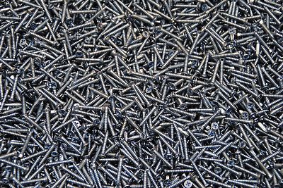 (2500) Phillips Flat Head 4 x 3/4 Type AB Zinc Plated Sheet Metal Screw #4 SMS