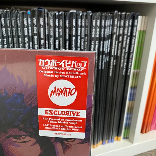 Cowboy Bebop Original Soundtrack 2LP (Mondo Exclusive Yellow & Blue Vinyl) - Picture 5 of 8