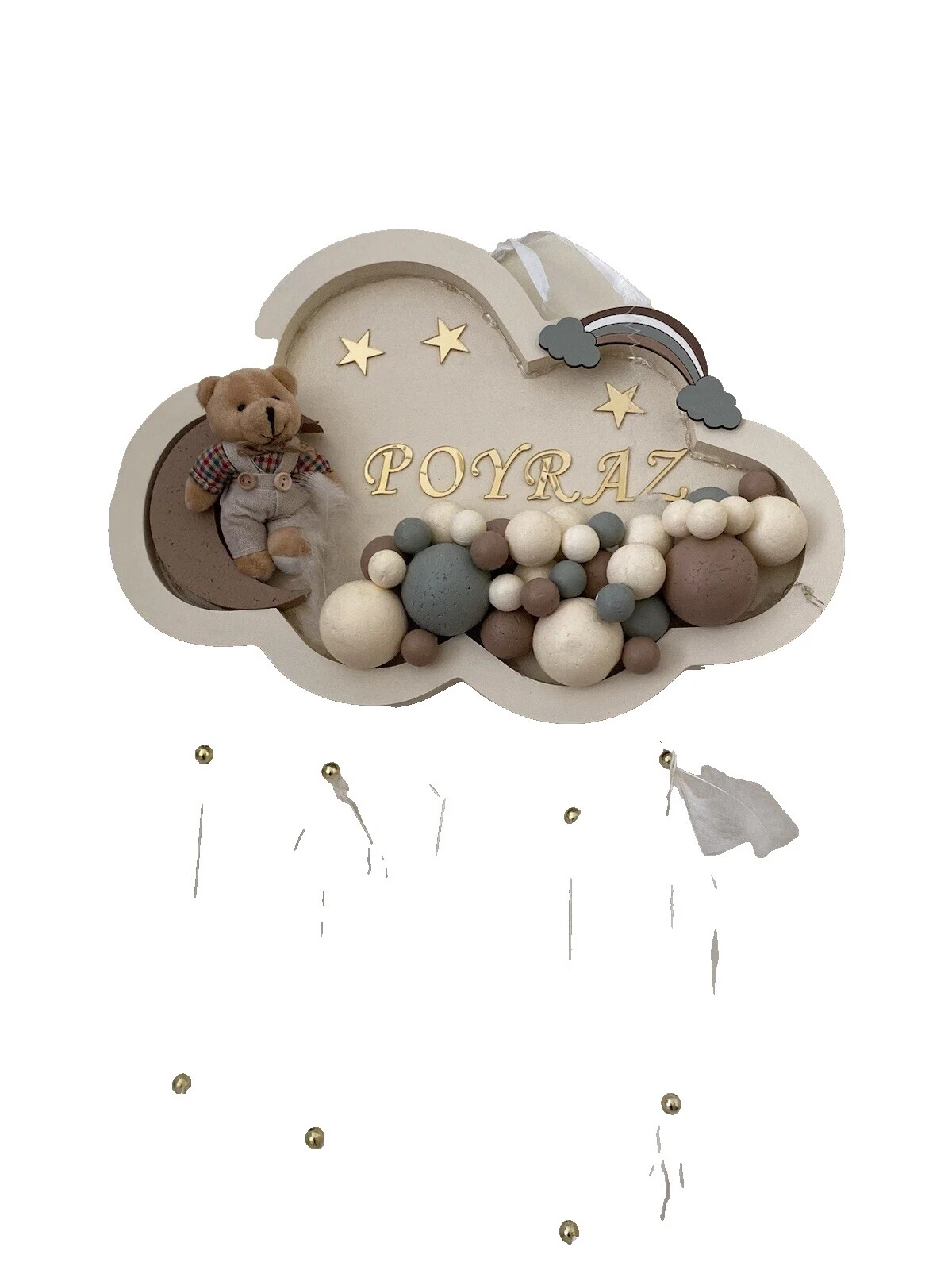 Handmade Moon & Stars Nursery Décor