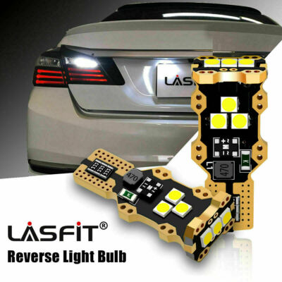 Lasfit CANBUS LED Backup Reverse Light Bulb 921 912 T15  W16W Lamps 6000K White