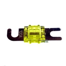 Nickel Plated Inline 100 Amp Mini ANL Power Wire Fuse 5/pack 150A