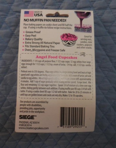 2014 Breast Cancer Awareness 32 Cupcake Holders Hearts, Pink Ribbon Made in USA - Picture 2 of 2