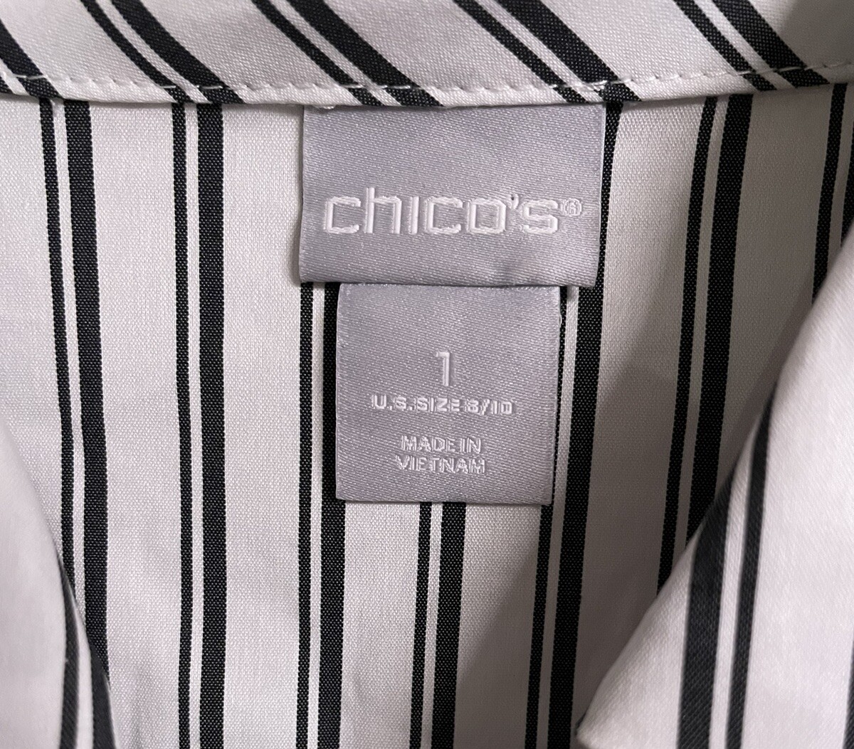 Lot Of 2 Chicos tops size 1 8/10 eBay