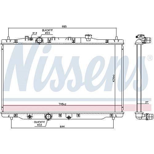 Cooler Engine Cooling Nissens 606522 for Honda Cr-V IV RM 2.2I  