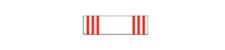 4" us military illinois attendance ribbon bumper sticker decal usa made
