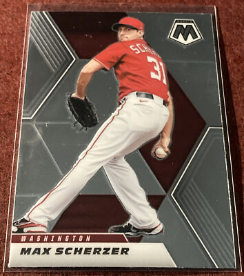 2021 Mosaic Base #126 Max Scherzer - Washington Nationals