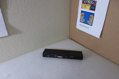 Dell D3000 SuperSpeed Docking Station USB 3.0 LAN HDMI DVI Audio