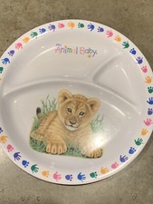 National Wildlife Federation Wild Animal Baby Divided Plates