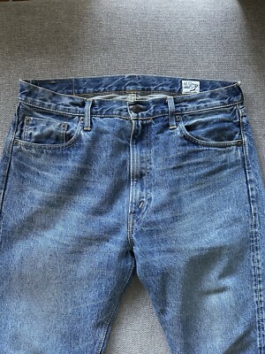 Orslow 107 2 Year Wash Selvedge Denim Jeans Size 3 (34” x 27  