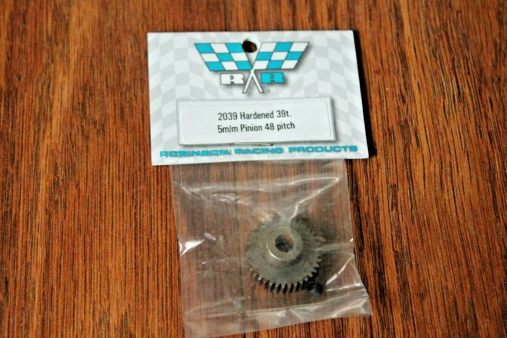 Robinson Racing Products 2039 Pinion Gear Hard Machined 48P 39T 5mm Bore