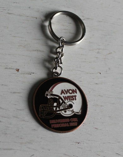 Vintage AVON West Football Helmet Keychain - Picture 5 of 5