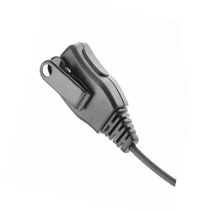 5 X D Shape PTT Mic Earpiece / Headset Soft Ear Cup for Maximon 2 Pin Radio - Image 4 of 4