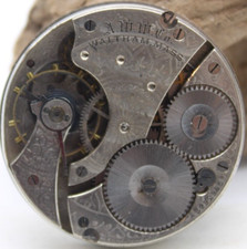 1900 WALTHAM POCKET WATCH MOVEMENT 9963668 GRADE 610 16s 7j CN2 