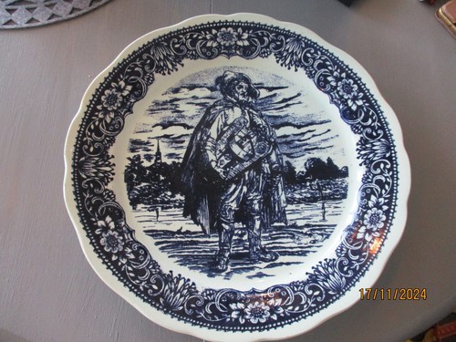 delfter porzellan ? keramik? teller Vintage Wandteller groß und schwer