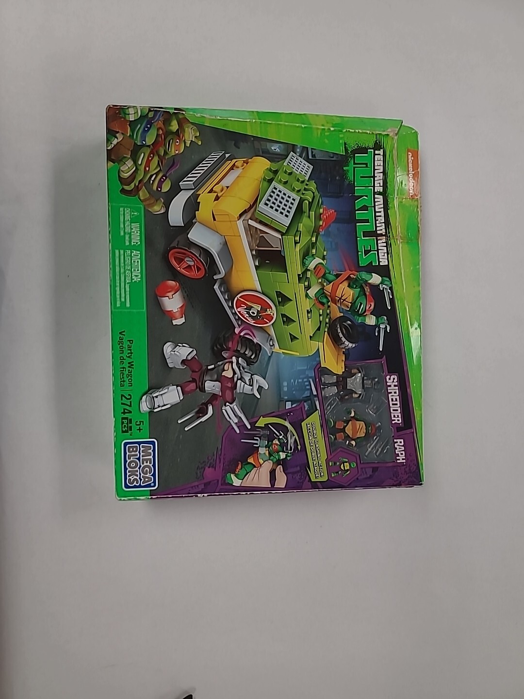 TMNT Teenage Mutant Ninja Turtles Mega Bloks Party Wagon 274