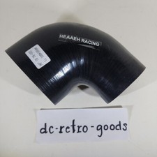 90 Degree ID 3 Inch to 4 Inch 4Ply Reducer Silicone Hose Black 76-102MM 